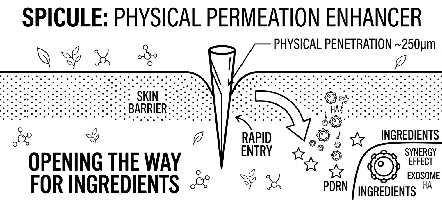 Spicules: The Micro-Needle “Highways” for Skin Regeneration 💉✨