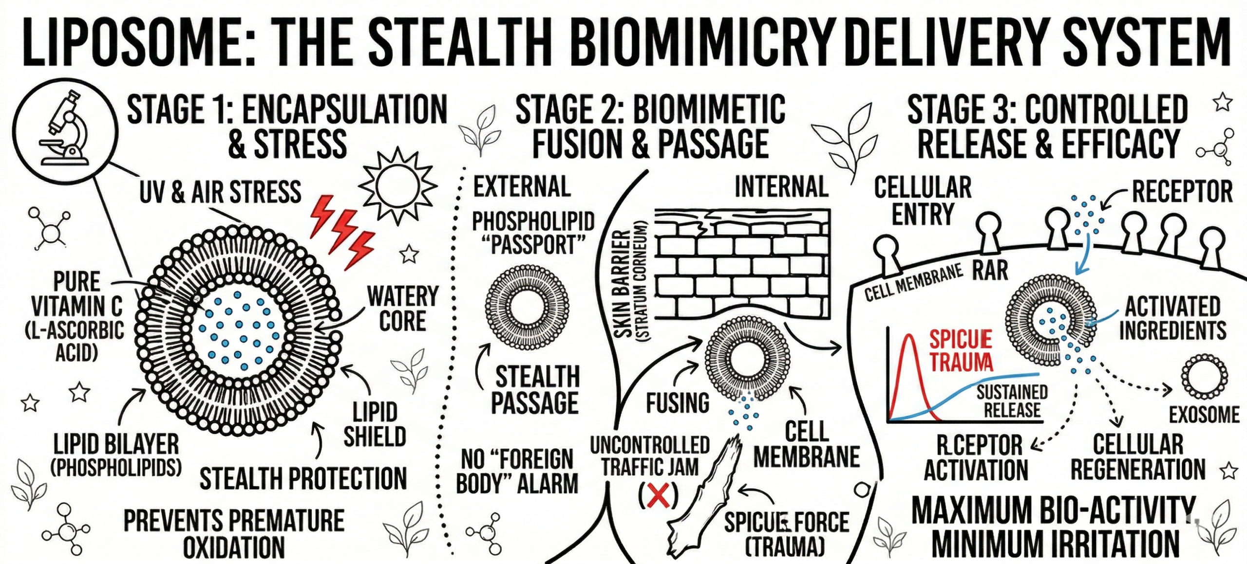 Liposomes: Skincare, Engineered 🧬 The Stealth Delivery System