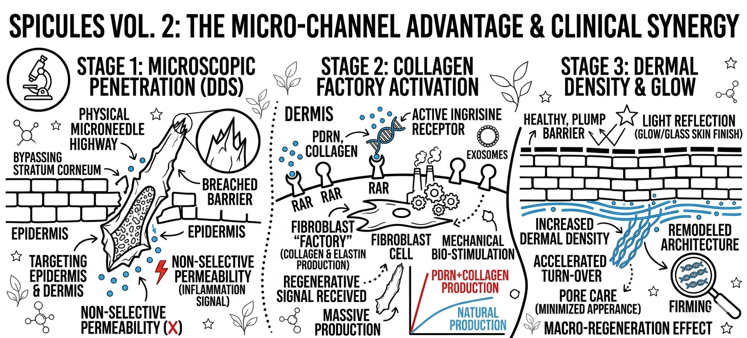 Spicules Vol. 2: From Micro-Channels to Macro-Regeneration 💉✨